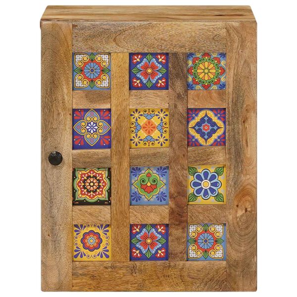 vidaXL Vannas istabas karājamais skapis Dabiska 38 x 33,5 x 48 cm