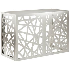 vidaXL Gaisa kondicioniera pārsegs Sudraba 90 x 40 x 60 cm