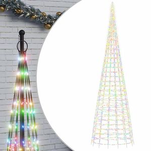 vidaXL LED Ziemassvētku eglīte 3000 LED Krāsains 800cm