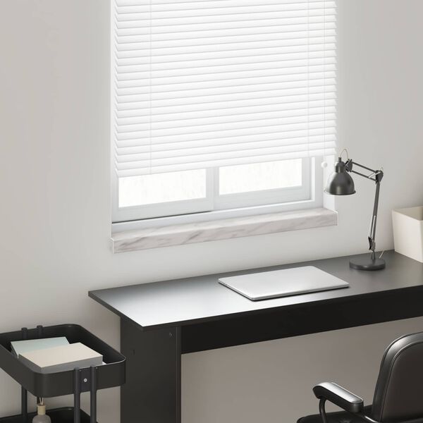 vidaXL Logu palodze Marmora teksts -enure 100 x 15 x 4,5 cm PVC