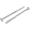 vidaXL Mēbeļu skrūves 2 pcs Sudraba M6 x 120 mm Tērauds