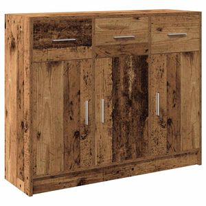 vidaXL kumode, veca koka, 91x28x75 cm, inženierijas koks