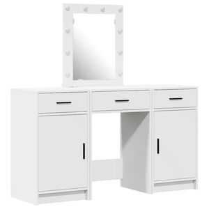 vidaXL Dressing galds Balts 50 x 41 x 135 cm Inženierijas koks