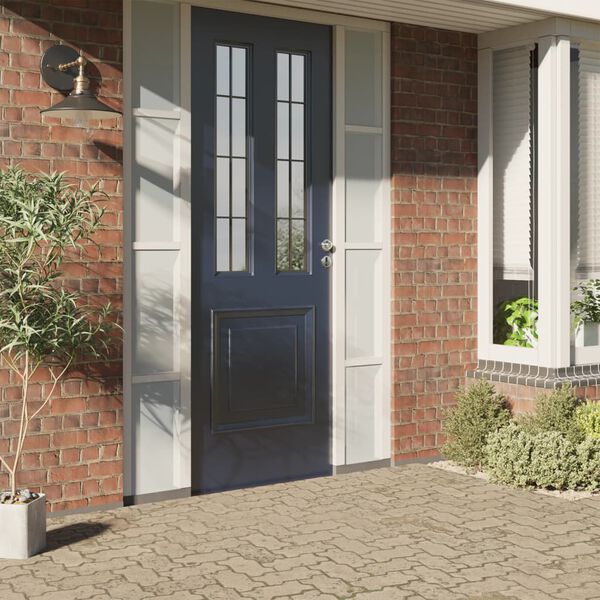 vidaXL loga plēve, matēta, strīpas, 45x2000 cm, PVC