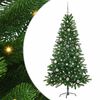 vidaXL Ziemassvētku eglīte su 150 LED ar statīvu Zaļa 150 cm PE