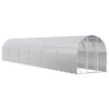 vidaXL Vistu kūts Sudraba 1200 x 200 x 200 cm Cinkota tērauda