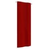 vidaXL balkona aizslietnis, 80x240 cm, sarkans oksforda audums