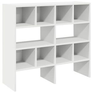 vidaXL apavu plaukti 2 gab Sakraujami balti 89,5x30x40 cm