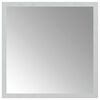 vidaXL LED vannas spogulis Caurspīdīgs 30 x 30 cm rūdīts stikls