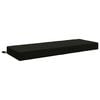 vidaXL Sēdvietas spilvens SOEST 100% poliesters Melns 120 x 40 x 10 cm