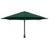 vidaXL Dārza parasols Zaļa 248 x 248 x 148 cm Poliesters un tērauds