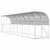 vidaXL Pret sienu vistas būris Sudraba 600 x 150 x 215 cm