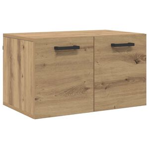 vidaXL Sienā piestiprināms skapis Artisānā ozols 60 x 36,5 x 35 cm