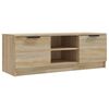 vidaXL TV skapītis, ozolkoka krāsa, 102x35x36,5 cm, inženierijas koks