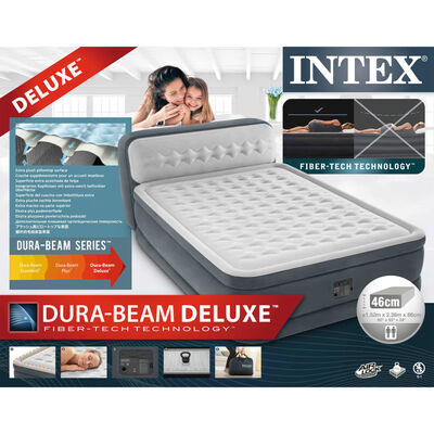 Intex piepūšamā gulta Dura-Beam Deluxe Ultra Plush Headboard, 86 cm