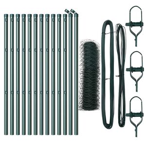 vidaXL Žoga āķis Zaļa