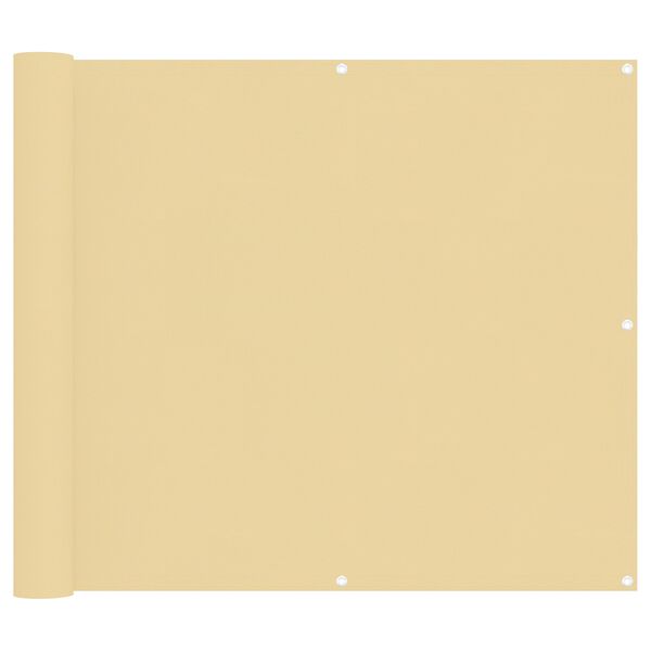 vidaXL Balkona ekrāns PU pārklāts Oksfords alu