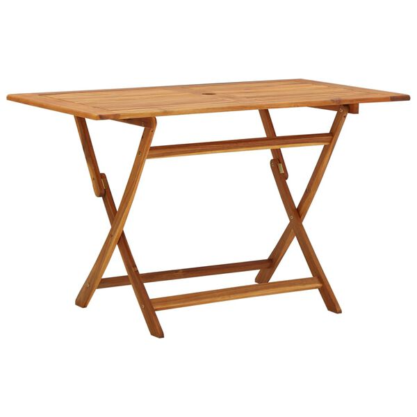 vidaXL 5-daļīgs dārza mēbeļu komplekts, akācijas masīvkoks