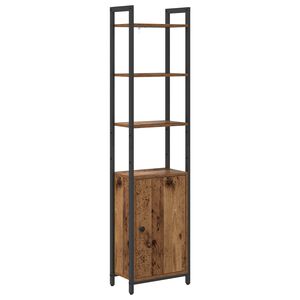 vidaXL Grāmatplaukts 6 līmeņi 40 x 24 x 161 cm Inženierijas koks