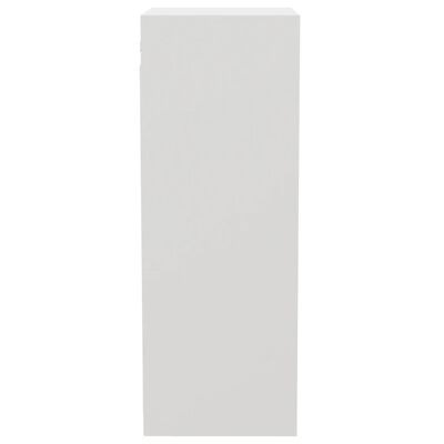 vidaXL sienas skapītis, balts, 34,5x32,5x90 cm, inženierijas koks