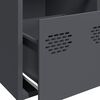 vidaXL kumode, antracītpelēka, 68x39x73,5 cm, auksti velmēts tērauds