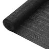 vidaXL norobežojo&scaron;ais tīkls, melns, 1,5x10 m, HDPE, 75 g/m&sup2;