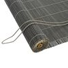 vidaXL Rullo žalūzija Pelēka 80 x 160 cm Bambuss