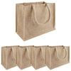 vidaXL Džutas somas 5 pcs Dabiska 26 x 22 x 14 cm 100% Tossa džuta