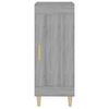 vidaXL kumode, pelēka ozolkoka, 34,5x34x90 cm, inženierijas koks