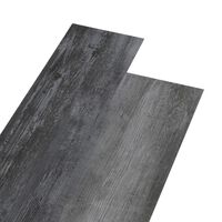 vidaXL grīdas dēļi, pašlīmējoši, 5,21 m², 2 mm, spīdīgi pelēki, PVC