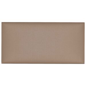 vidaXL Sienas galvgals 12 gab. 30 x 15 cm Kapučīno audums