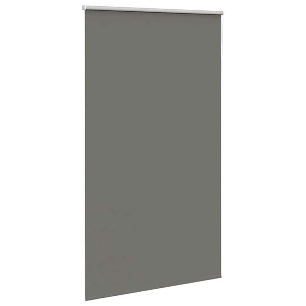 vidaXL rullo žalūzija pelēks 125x230 cm auduma platums 121,6 cm