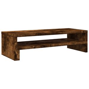 vidaXL monitora paliktnis, ozolkoka, 54x22x15 cm, konstruēts koks