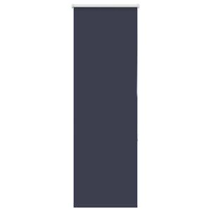 vidaXL Rullo žalūzija tum&scaron;i zils 60x150 cm auduma platums 55,7 cm