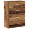 vidaXL skapji 4 atvilktnēm 2gab 60x31x40 cm inženierijas koks