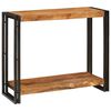 vidaXL Konsoles galds Brūna 90 x 33 x 75 cm Cieta mango koksne