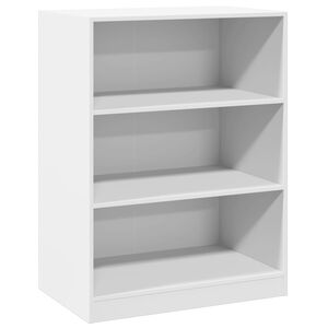 vidaXL skapis, balts, 77x48x102 cm, inženierijas koks