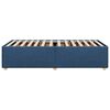 vidaXL gultas rāmis bez matrača, zils, 100x200cm audums