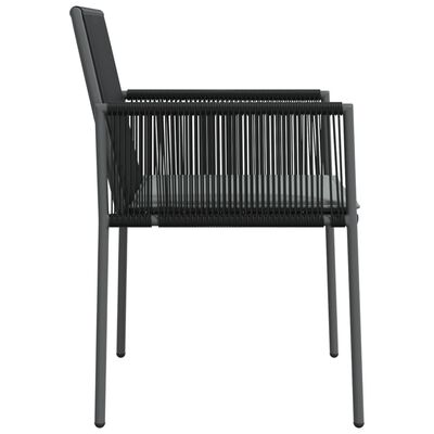 vidaXL dārza krēsli ar matračiem, 6 gab., 54x60,5x83,5 cm, PE