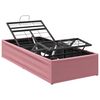 vidaXL Elektriskā regulējamā gultas rāmis Rozā 200 x 70 x 33,5 cm