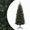 vidaXL Mākslīgā Ziemassvētku eglīte ar rotājumiem 120 cm 150 LED