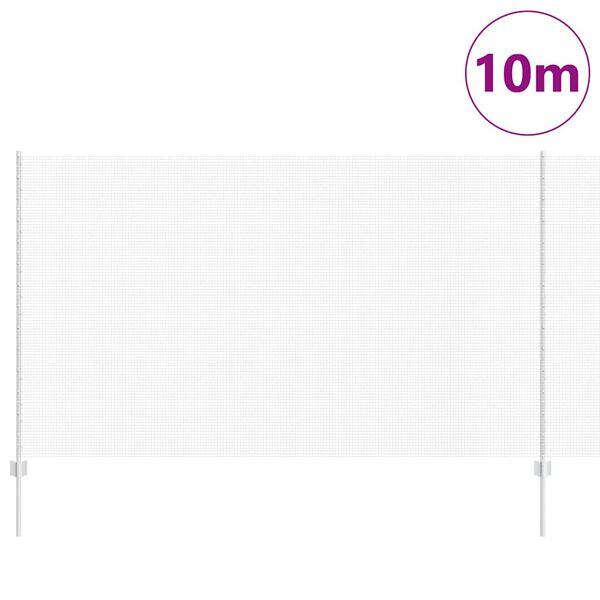 vidaXL Žogs ar stabu Sudraba 1,4 x 10 m Tērauds