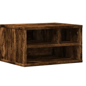 vidaXL printera statīvs, ozola krāsa, 40x32x22,5 cm, inženierijas koks
