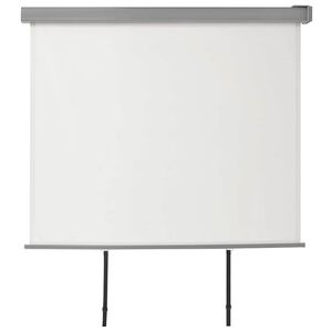 vidaXL balkona sānu markīze, krēmkrāsā, 150x200 cm, daudzfunkcionāla