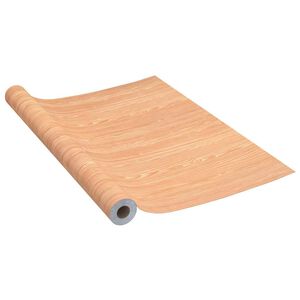 vidaXL mēbeļu līmplēve, kļavas koka raksts, 500x90 cm, PVC
