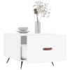 vidaXL kafijas galdiņi, 2 gab., balti, 50x50x40 cm, inženierijas koks