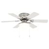 vidaXL Griestu ventilators ar gaismu &Oslash; 82 cm Balts