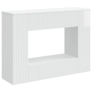 vidaXL Konsoles galds Augsta Spīduma Balts 101 x 29 x 74 cm