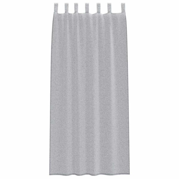 vidaXL Voile aizkaris 2 pcs Tumši pelēks 225 x 140 cm Poliesters