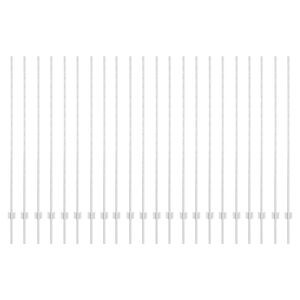 vidaXL Žoga āķis 22 pcs Sudraba 200 cm Tērauds